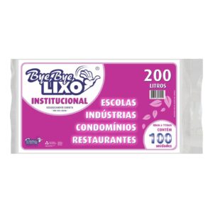 Saco de Lixo 200 Litros Institucional - 05x100