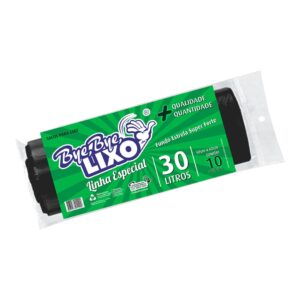 Saco de Lixo da Linha Especial - Sacos de Lixo para Resíduos Comerciais e Domésticos 30 Litros - Bye Bye Lixo