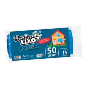 Saco de Lixo Pós-Obra 50 Litros - 20x15