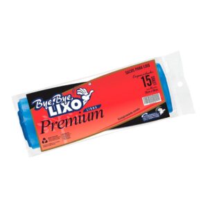 Saco de Lixo 15 Litros Premium - 20x60