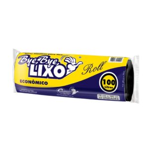 Saco de Lixo 100 Litros em Rolo - 20x15