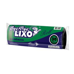 Saco de Lixo 30 Litros em Rolo - 20x30
